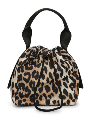 Bolsa tecnica Ganni pouch leopardo
